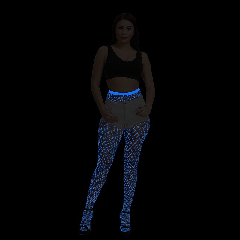 Luminous Mesh Glow Fishnet Pants